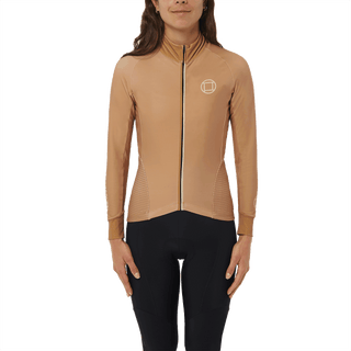 Women's Thermal Long Sleeve Vest | LOMBARD Sand