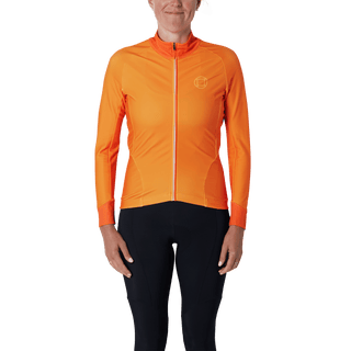 Veste thermale manches longues Femme | LOMBARD Tangerine