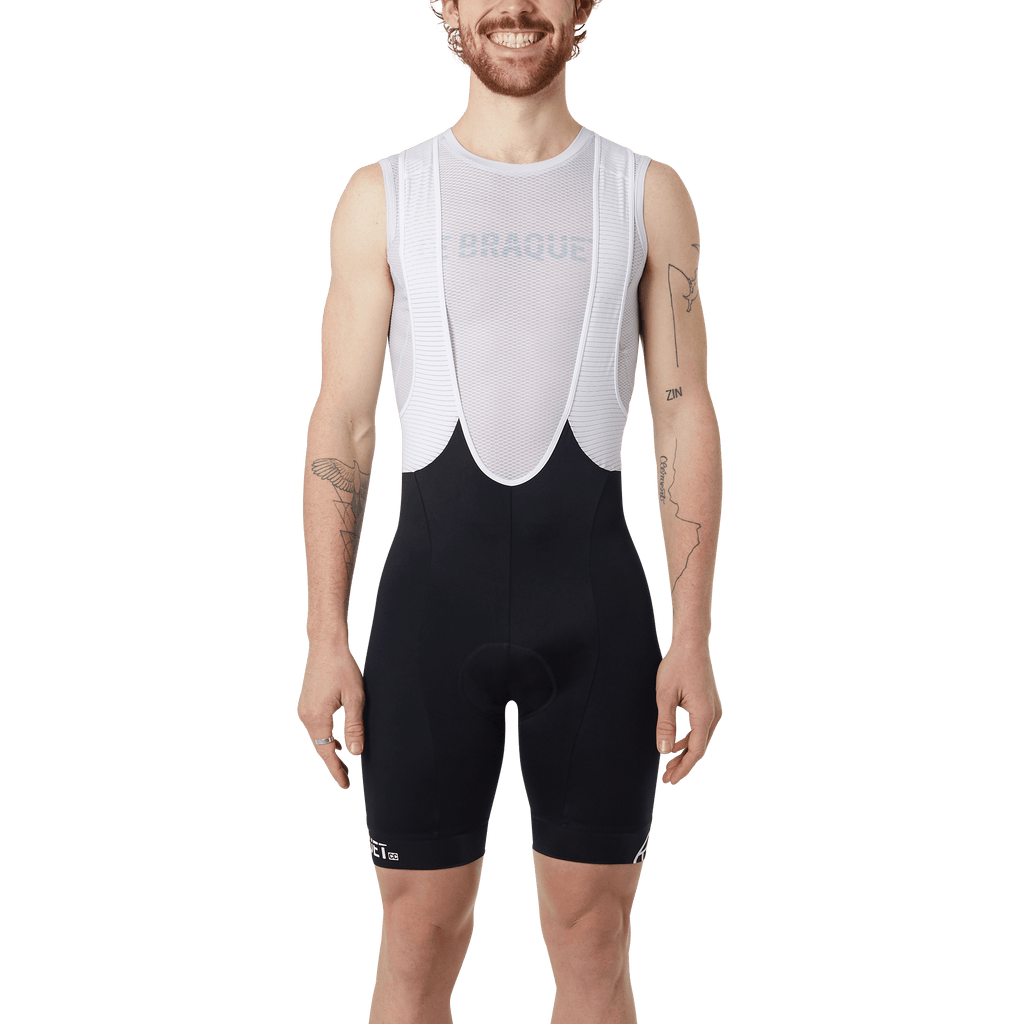 men wearing a black cycling short
